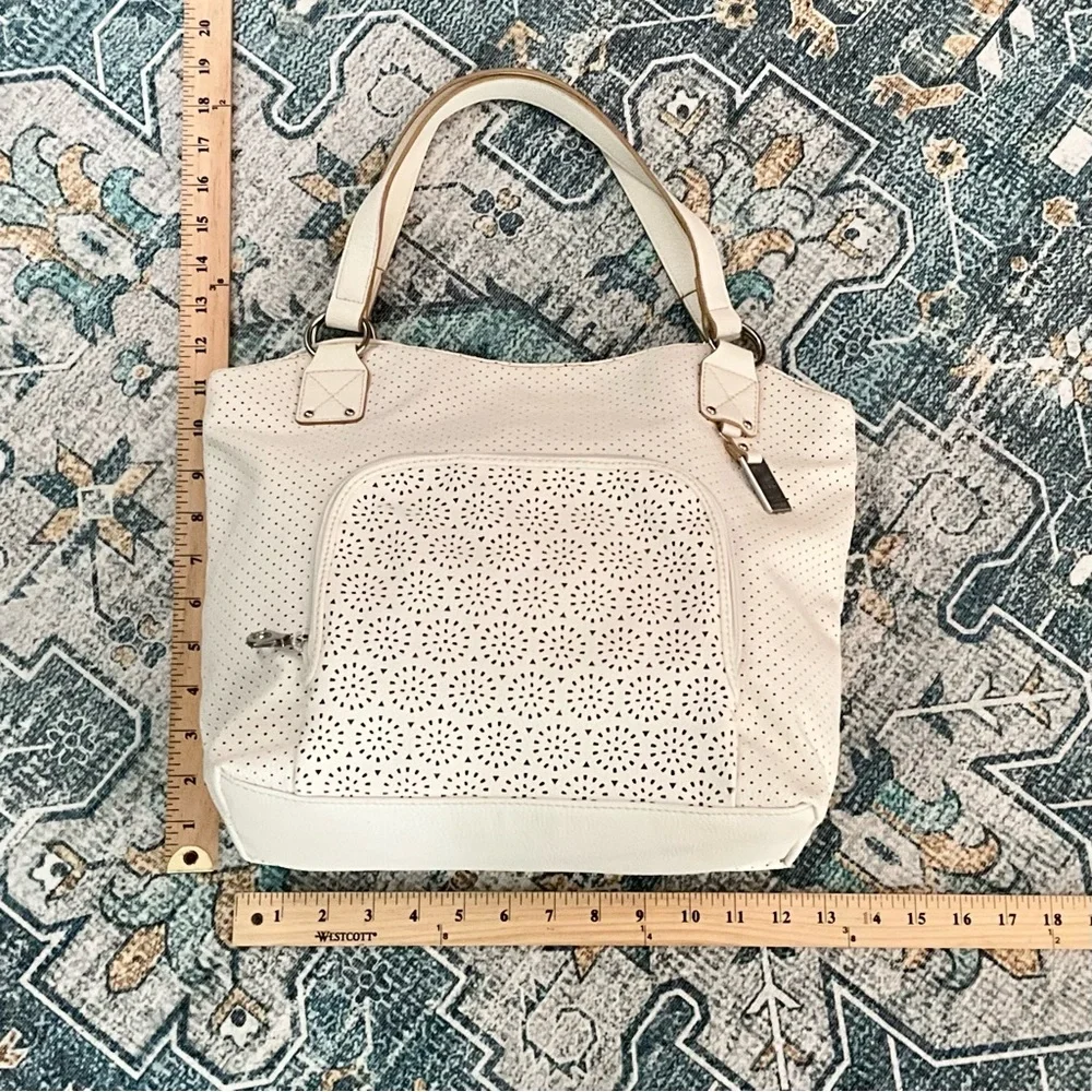 RELIC Eyelet Cut Out Tote Like New